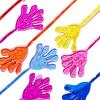 imageJOYIN 240 Pcs Glitter Sticky Hands Party Favors Party Table Favors Set for Kids Holiday Traditions Classroom Treasure Box Carnival Prizes Bulk Pinata Stuff Mini Toys