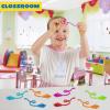 imageJOYIN 240 Pcs Glitter Sticky Hands Party Favors Party Table Favors Set for Kids Holiday Traditions Classroom Treasure Box Carnival Prizes Bulk Pinata Stuff Mini Toys