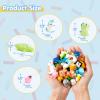 imageJOYIN 50 Pcs Mini Resin Animals Figures Mix Resin Animals Figurines for Fairy Garden Accessories Dollhouse Decorations Slime Charms for Crafts DIY Miniature Scenes Birthday Party FavorsMix Animals