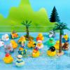 imageJOYIN 60 Pcs Rubber Ducks Random Assortment Ducks Bulk with Mesh Carry Bag Mini Rubber Duckies for Baby Bath Toys Kids Toddler Summer Pool Toys Birthday Gifts Party Favors