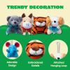imageJOYIN 72 Pack Mini Animal Plush Toy Assortment 72 Units 3quot EachBulk Stuffed Animals Party Favors for Kids Small Animals Plush Keychain Decoration Carnival Prizes Valentines Day Party Favors