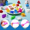 imageJOYIN Mochi Squishy Toy Set 50 Pack Mini Squishy Mochi Party Favors for Kids Kawaii Stress Relief Toys Basket Stuffers Goodie Bags Fillers Birthday Gifts Classroom Prizes