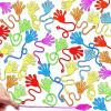 imageJOYIN 120Pcs Glitter Sticky Hands Party Favors Party Table Favors Set for Kids Holiday Traditions Classroom Treasure Box Carnival Prizes Bulk Pinata Stuff Mini Toys