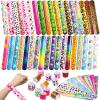 imageJOYIN 60 Pcs Slap Bracelets for Kids Bulk Wristbands with Animals Friendship Heart Party Favors Classroom Prizes Birthday Exchanging GiftsGoodies Bag Stuffers Fillers
