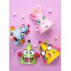 imageJOYIN 12 Sets Party Hats for Kids Birthday Party Games Craft Activities Cute Animal Theme Birthday Hats Activity Kits with Stickers for Kids Holiday Theme Party Favors Easter Decoration