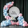 imageJOYIN 150 Pcs Black Balloons Different Sizes 18 12 10 5 Inch Black Latex Balloon Arch Kit with Instruction for Birthday Party Graduation Wedding Holiday DecorationPastel Blue