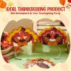 imageJOYIN 24 PCS Thanksgiving Turkey Headband Thanksgiving Party Favor Supplies Accessories Gifts Bulk Turkey Costume HeadwearOne Size Fits All