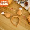 imageJOYIN 3 Pcs Thanksgiving Turkey Leg Headbopper Accessories Happy Thanksgiving Headbands for Adults Turkey Leg Hair Band Party Favor Supplies