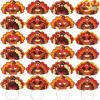 imageJOYIN 24 PCS Thanksgiving Turkey Headband Thanksgiving Party Favor Supplies Accessories Gifts Bulk Turkey Costume HeadwearOne Size Fits All