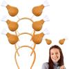 imageJOYIN 3 Pcs Thanksgiving Turkey Leg Headbopper Accessories Happy Thanksgiving Headbands for Adults Turkey Leg Hair Band Party Favor Supplies