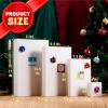 imageJOYIN 12 PCS Christmas Shirt Gift Boxes with Lids 4 Deep Large 4 Different Sizes White Assorted Cardboard Robe Boxes for Presents Clothes Wrapping Xmas Holiday Birthday Wedding Gifts Package Decor