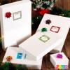 imageJOYIN 12 PCS Christmas Shirt Gift Boxes with Lids 4 Deep Large 4 Different Sizes White Assorted Cardboard Robe Boxes for Presents Clothes Wrapping Xmas Holiday Birthday Wedding Gifts Package Decor