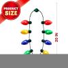 imageJOYIN 9 Packs Christmas Necklace LED Light Up Necklaces 9 Bulbs LED Holiday Party Favor Costume Accessories for Christmas Xmas Favor Party Supply