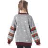 imageJOYIN LED Light Up Christmas Sweater Women Men CouplesUgly Christmas Sweater Kids with Light Bulbs Pullovers 2025Gray Reindeer