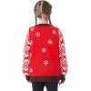imageJOYIN LED Light Up Christmas Sweater Women Men CouplesUgly Christmas Sweater Kids with Light Bulbs Pullovers 2025Red Snowman