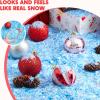 imageJOYIN 12oz Fake Snow Decoration Xmas Artificial Snow 320g Plastic Fake Snowflakes for Christmas Tree Decoration Holiday Decor and Winter DisplaysBlue