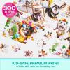 imageJOYIN 300 pcs Vacation Pups Dog Puzzles Jigsaw Puzzle for Kids and Adults276quot x 197quot Vacation Puppy Theme Puzzles for Toddlers Christmas Collection Gift Home Art DecorVacation Pups