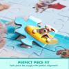 imageJOYIN 300 pcs Vacation Pups Dog Puzzles Jigsaw Puzzle for Kids and Adults276quot x 197quot Vacation Puppy Theme Puzzles for Toddlers Christmas Collection Gift Home Art DecorVacation Pups