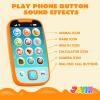 imageJOYIN Baby Learning Phone and Remote Toy for Toddler Pink Smartphone Toys with Music for Infants Kids Holiday Stocking Stuffers Birthday Gift for Girls Gifts for ChristmasWhite Phone and Remote Toy with Horse