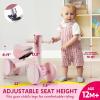 imageSYNCFUN Baby Balance Bike with Music and Light for 12 Year Old Toddlers 1st Birthday Gift One Year Old Birthday Gift for Boys Girls Outdoor Baby Toys PinkPink