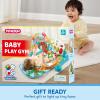 imageSYNCFUN Baby Play Mat Tummy Time Mat Toys Baby Musical Learning Toys 06 Months Adorable AnimalThemed Play Gym with Piano Panel Newborn Gifts for 03 6 9 12 Months
