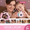 imageSYNCFUN Kids Camera Birthday Gifts for Girls 3 4 5 6 7 8 Year Old Unicorn Toys Selfie Toddler Toy 1080P HD Selfie Digital Video Camera with 32GB SD Card UnicornUnicorn Camera