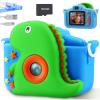 imageSYNCFUN Kids Camera Birthday Gifts for Girls 3 4 5 6 7 8 Year Old Unicorn Toys Selfie Toddler Toy 1080P HD Selfie Digital Video Camera with 32GB SD Card UnicornDinosaur Camera