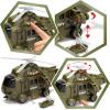 imageJOYIN 3 in 1 Friction Powered Siren Army Vehicle Toy with Action Figures  Military Truck Helicopter and Tank Toy with Light and Sound Siren for Imaginative Play Presents for Kids