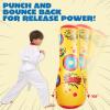 image2 Pack Inflatable Bopper 47 Inches Kids Punching Bag with BounceBack Action Inflatable Punching Bag for Kids Presents