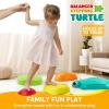 imageJOYIN 5 Pcs Turtle Balance Stepping Stones Kids Turtle Path Jumping Stones Toddler Obstacle Course Coordination Game Toys Indoor or Outdoor Play for Kids Aged 3