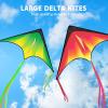 imageJOYIN Large Delta Kite Red Green and Purple Easy to Fly Huge for Kids and Adults with 2625ft String Large Delta Beach Kite for Outdoor Games and ActivitiesGradient by Line
