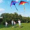 imageJOYIN Large Delta Kite Red Green and Purple Easy to Fly Huge for Kids and Adults with 2625ft String Large Delta Beach Kite for Outdoor Games and ActivitiesGradient by Color