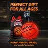 imageSYNCFUN Glow in The Dark Basketball Size 7 Light Up Basketball for Night Games Cool Birthday Gift for Boys Age 712 Teen Outdoor Sports Toy Halloween