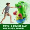 imageSYNCFUN Inflatable Punching Bag for Kids 47 Inches Toddler Blow up Punching Bag Toys TRex Dinosaur BouncingBack Bopper
