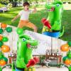imageSYNCFUN Inflatable Punching Bag for Kids 47 Inches Toddler Blow up Punching Bag Toys TRex Dinosaur BouncingBack Bopper