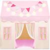 imageSYNCFUN Play Tent for KidsIndoor ampamp Outdoor Tent with BlanketLED Lights ampamp Flags for ToddlerSpacious 513552 InchPlayhouse for KidsIdeal Private Space for Reading ampamp Play for Boys ampamp Girls Age 37Pink