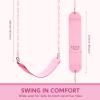 imageTURFEE Heavy Duty Swing Seat Pink Color with 66 Chain Swing Set Accessories Replacement with Snap Hooks for Kids Outdoor Play PlaygroundCandy Pink