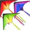 imageJOYIN Large Delta Kite Red Green and Purple Easy to Fly Huge for Kids and Adults with 2625ft String Large Delta Beach Kite for Outdoor Games and ActivitiesGradient by Color