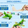 imageKlever Kits 4 DIY Wooden AircraftsBuild ampamp Paint Your Own Wooden Airplane Craft Kit Art ampamp Craft Kit DIY Projects Easy to Assemble Birthday Gifts for Boys 612 Year Old