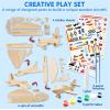 imageKlever Kits 4 DIY Wooden AircraftsBuild ampamp Paint Your Own Wooden Airplane Craft Kit Art ampamp Craft Kit DIY Projects Easy to Assemble Birthday Gifts for Boys 612 Year Old