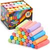 imageJOYIN 30 PCS Sidewalk Chalks for Kids 10 Colors Nontoxic Jumbo Washable Colored Chalk for Toddlers 13 School Supplies Classroom Must Haves Gift for Kids30