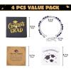 image:imageJOYIN Graduation Bracelet 2026 for Her Graduation Gifts with Greeting Card and Gift Box Inspirational Gifts for Women Besties High School College Classmates Graduation Gifts Suitable for 14 Years AboveDark Blue