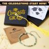image:imageJOYIN Graduation Bracelet 2026 for Her Graduation Gifts with Greeting Card and Gift Box Inspirational Gifts for Women Besties High School College Classmates Graduation Gifts Suitable for 14 Years AboveLight Blue