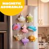 image:imageJOYIN 8 Pcs Mini Plush Animal Magnets 25 Cute Refrigerator Magnets for Kids Assorted Plushie Fridge Magnets Small Stuffed Animal Bulk Kids Carnival Prizes School Gifts Party Favor Goodie Bags