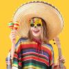 image:imageJOYIN Mexican Fiesta Party Paper Eyeglasses for Cinco de Mayo Party Decorations Mexican Party Favors Photo Booth Props12