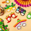 image:imageJOYIN Mexican Fiesta Party Paper Eyeglasses for Cinco de Mayo Party Decorations Mexican Party Favors Photo Booth Props24