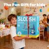 image:imageJOYIN Inflatable Volleyball Net amp Basketball Hoops Pool Float Set Balls Included for KidsAdults Summing Pool Game Floating Summer Floaties Volleyball Court BasketballLDark BlueDark Blue
