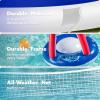 image:imageJOYIN Inflatable Volleyball Net amp Basketball Hoops Pool Float Set Balls Included for KidsAdults Summing Pool Game Floating Summer Floaties Volleyball Court BasketballLDark BlueRed