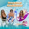 image:imageJOYIN 2 Pack Inflatable Body Boards for Water Slides Swimming Pool Floating Learn to Swim Summer Water Fun Toy for KidsBlue  Purple