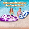 image:imageJOYIN 2 Pack Inflatable Body Boards for Water Slides Swimming Pool Floating Learn to Swim Summer Water Fun Toy for KidsBlue  Purple